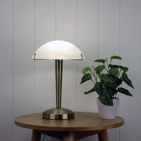 Ruby Touch table lamp  Antique Brass